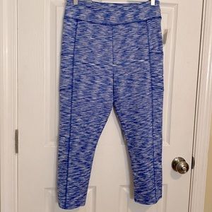 NWT J. Crew Blue Spacedye Legging with 2 side pockets